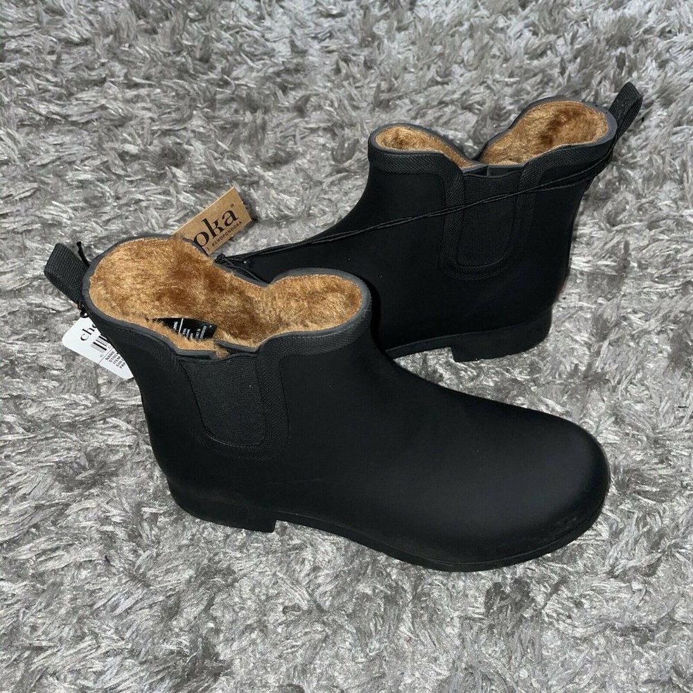 Chooka Women's Waterproof Rain Boots - BLACk